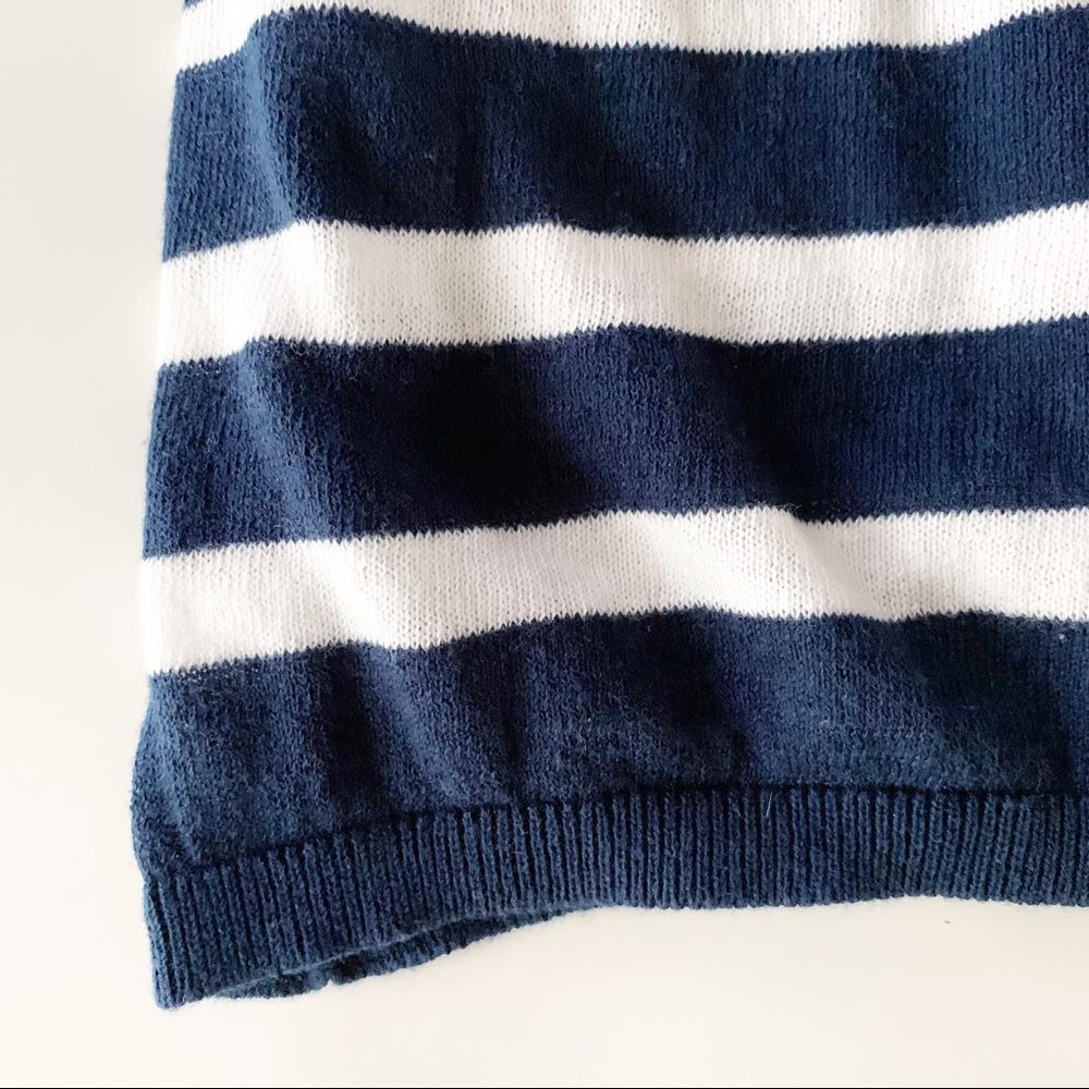Splendid striped sleeveless maxi dress navy and white size XS - Picture 6 of 7